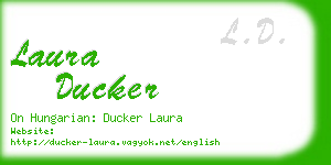 laura ducker business card